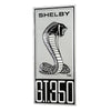 Shelby GT350 Embossed Shaped Metal Wall Sign - 8.25" x 18.4"